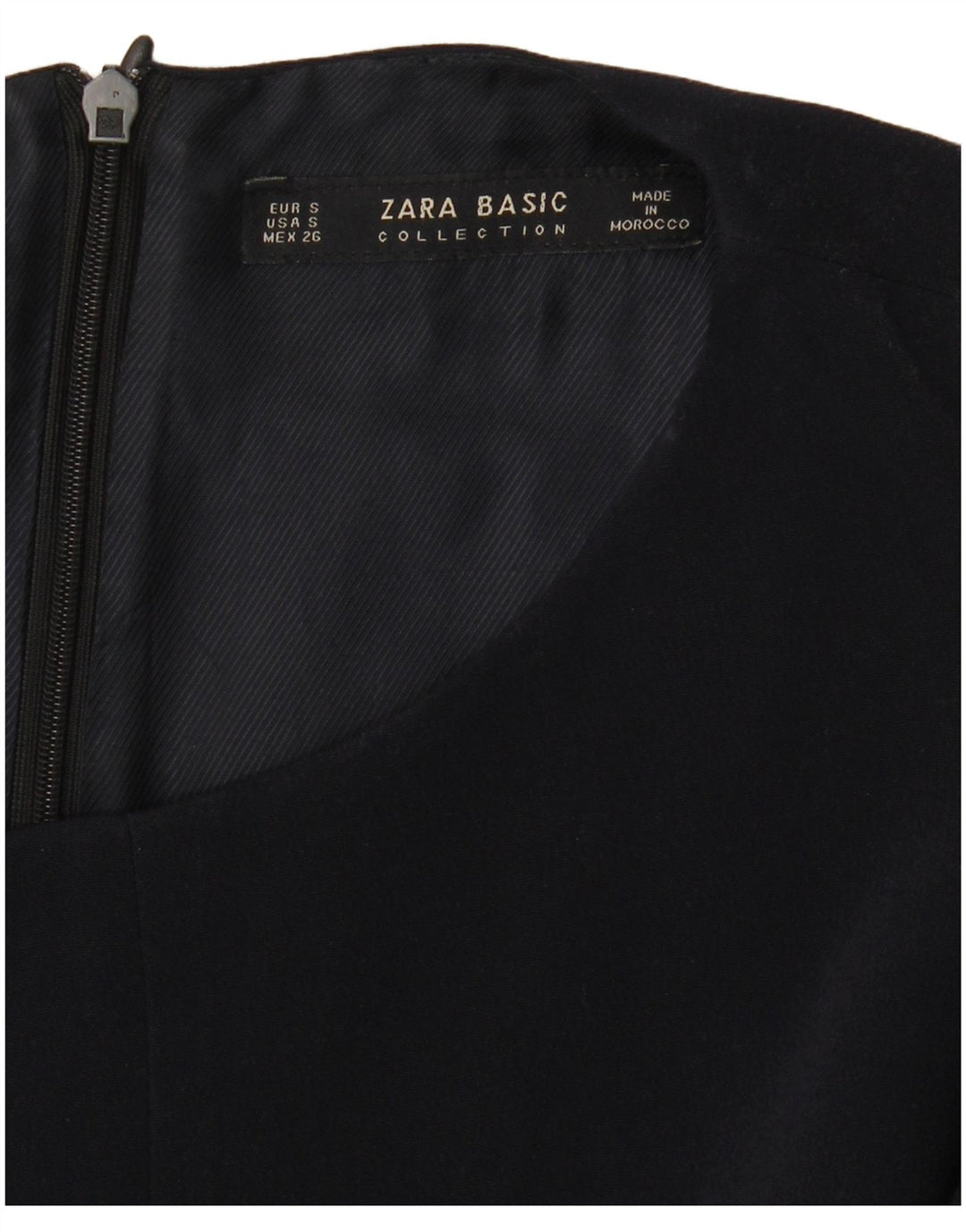 ZARA Jumpsuit uden ærmer til kvinder UK 8 Small Black