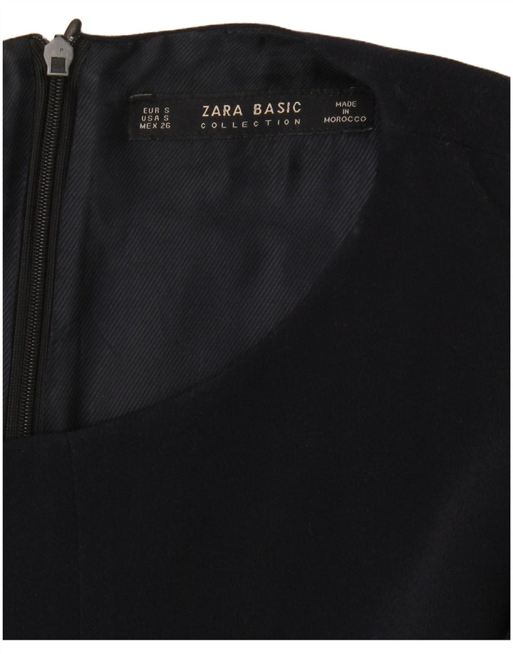 ZARA Jumpsuit uden ærmer til kvinder UK 8 Small Black