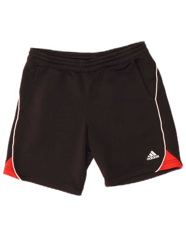 Adidas Boys Climalite Sportshorts 9-10 år Sort Colourblock Polyester