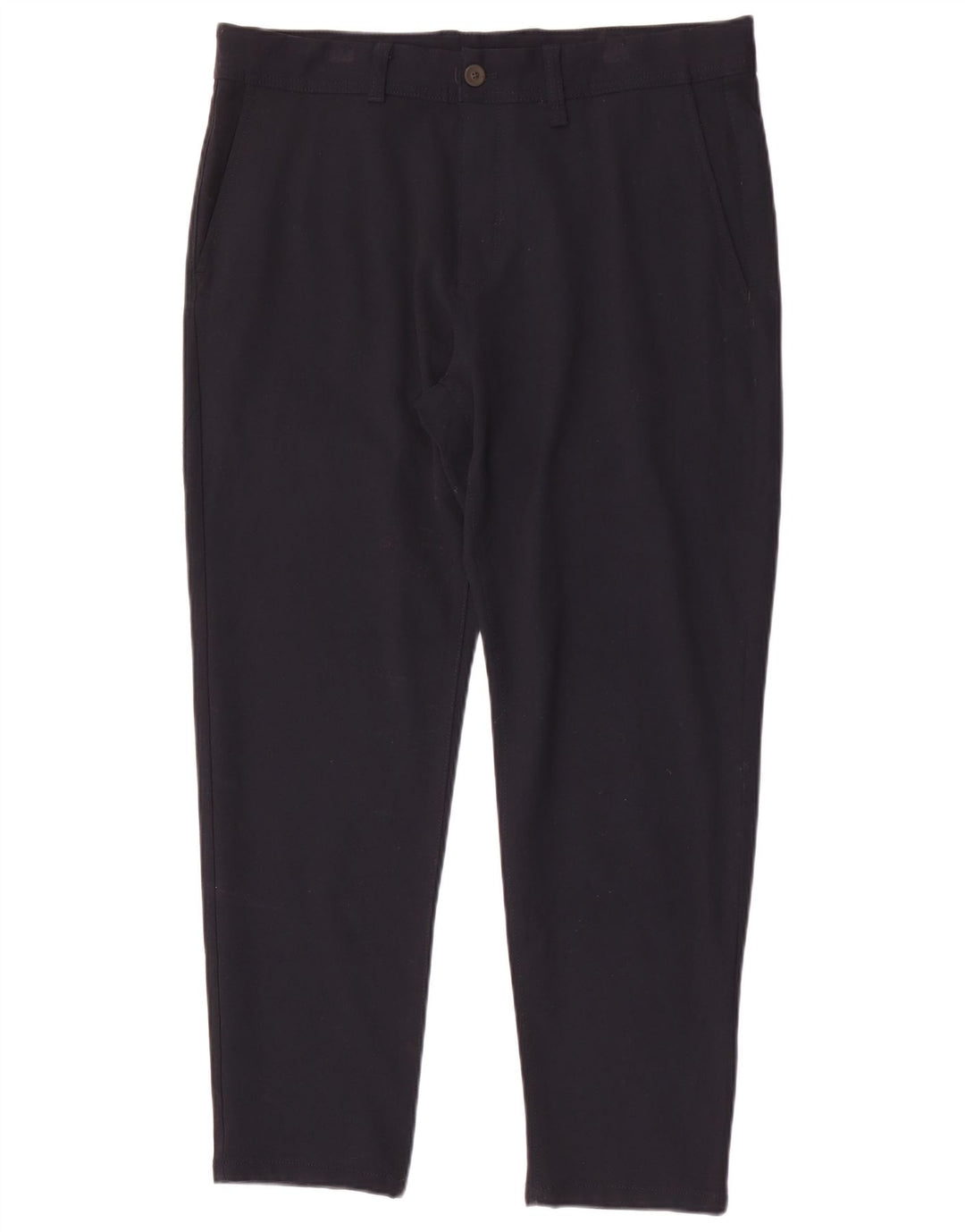 Zara Herre Chinobukser EU 44 Large W34 L28 Marineblå Polyester