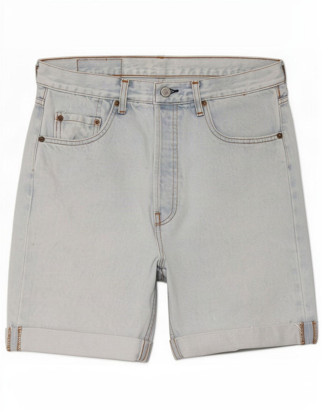 Levi's Herre 501 denimshorts store W34 blå bomuld