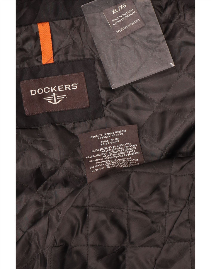 Dockers Herre Bomber Jacket UK 42 XL Sort Polyester