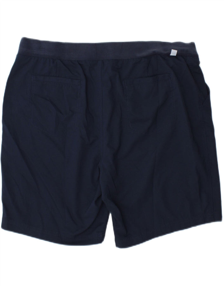LEE Womens Plus Size Chino Shorts US 20 XL W40 Navy Blue Polyester Vintage Lee and Second-Hand Lee from Messina Hembry 