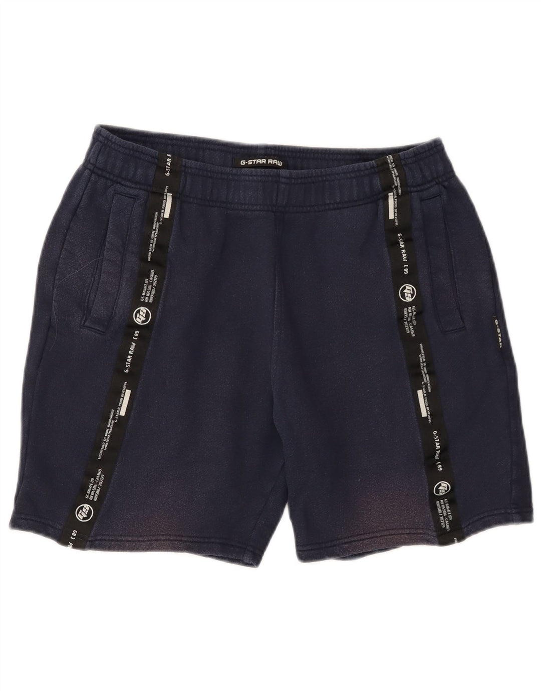 G-STAR Grafiske sportsshorts til mænd Medium marineblå bomuld