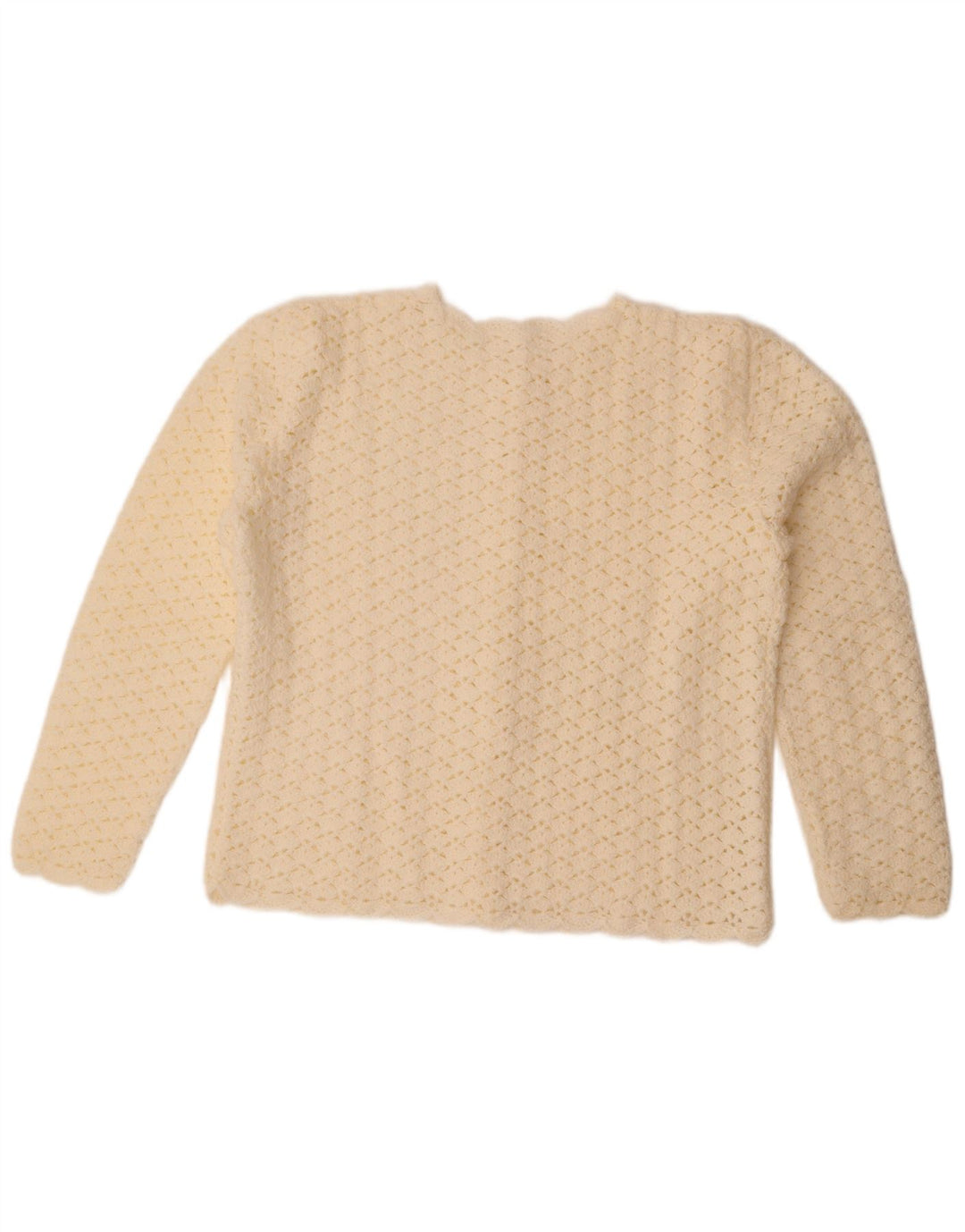 Vintage dame cardigan sweater UK 14 Large White