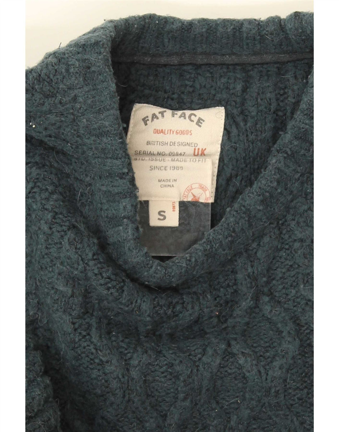 Fedt ansigt til mænd med rund hals sweater lille grøn uld