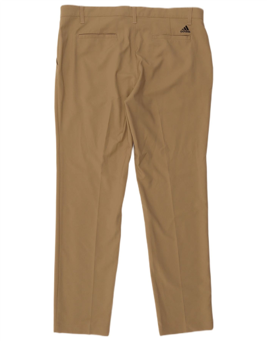 Adidas Straight Chino Bukser til mænd W36 L32 Beige Polyester