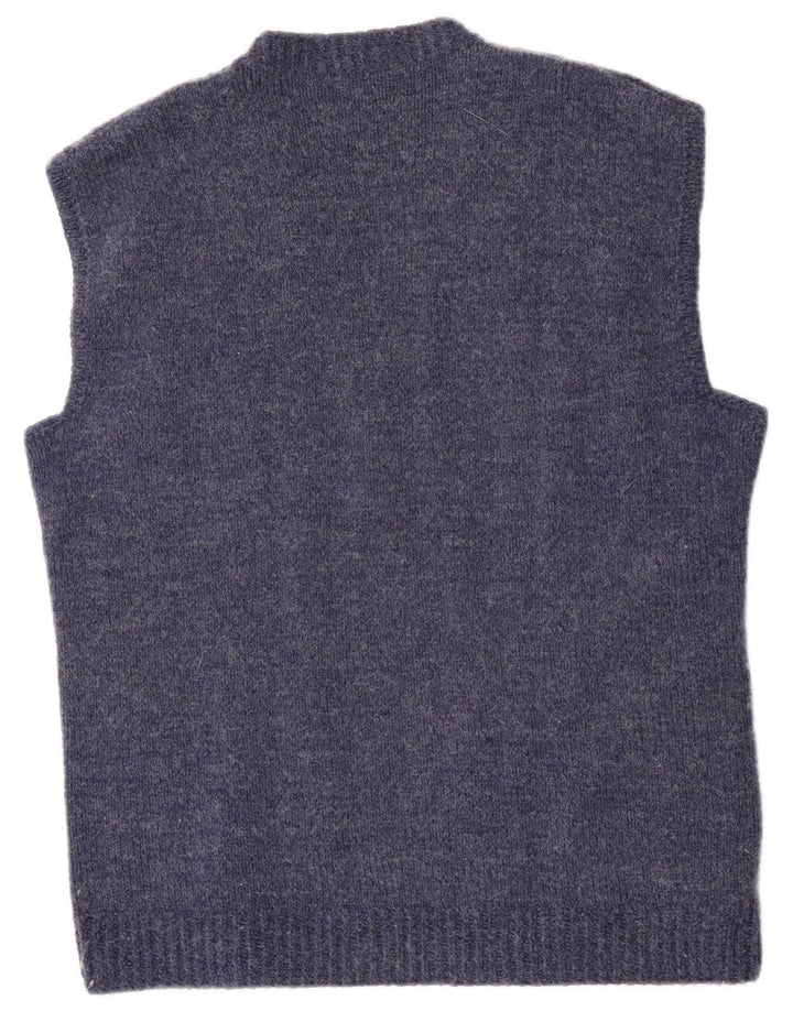 Vintage herrevest tanktop medium marineblå