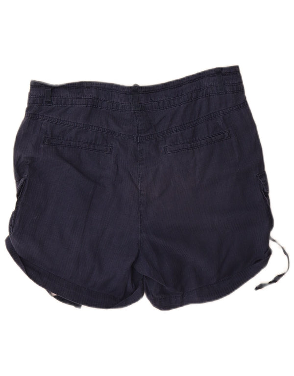 Marks & Spencer Cargo Shorts til kvinder UK 10 Small W32 Marineblå Bomuld