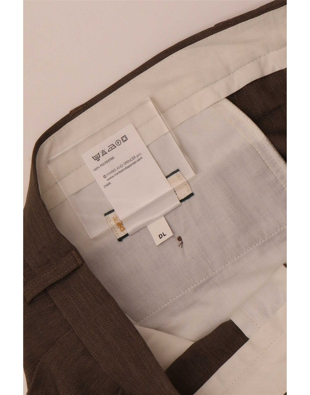 Marks & Spencer Herre Pegged Suit Bukser W38 L31 Grå Polyester