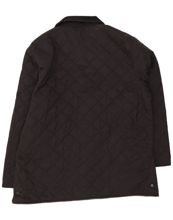 Barbour Herre Quiltet Jakke UK 44 2XL Sort Polyamid