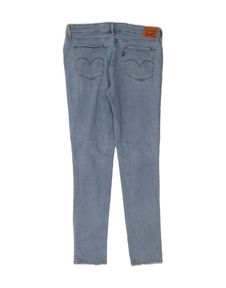 LEVI'S Womens 711 Distressed Skinny Jeans W30 L30 Blue Cotton Vintage Levi's and Second-Hand Levi's from Messina Hembry 