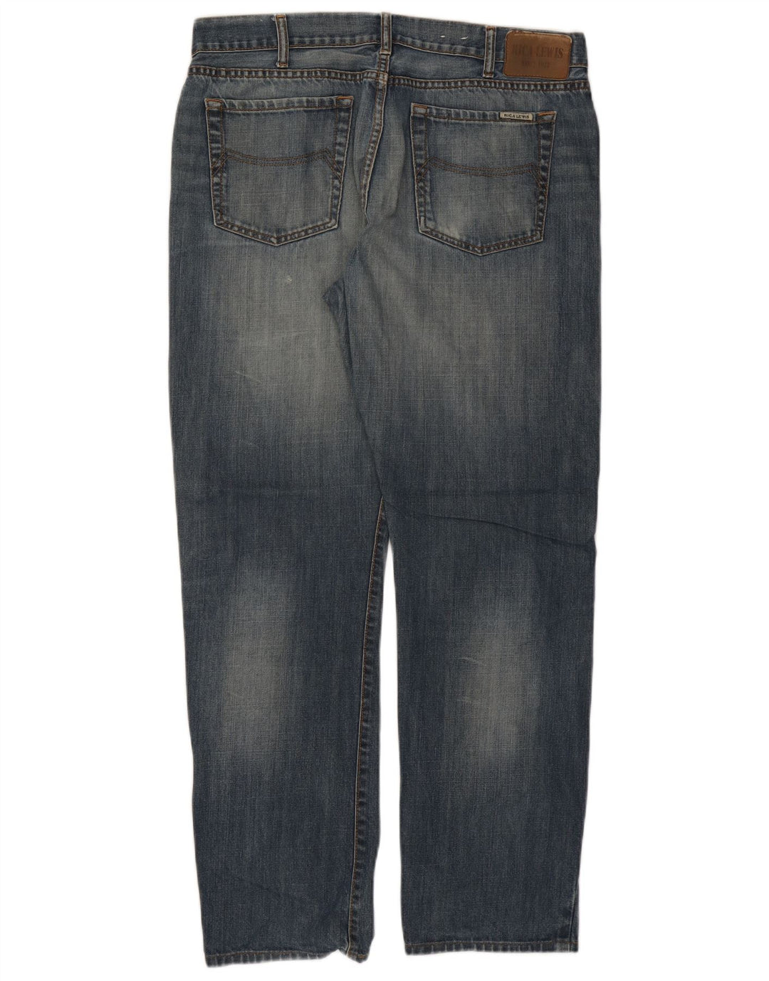 RICA LEWIS Straight jeans til mænd W36 L31 Blå