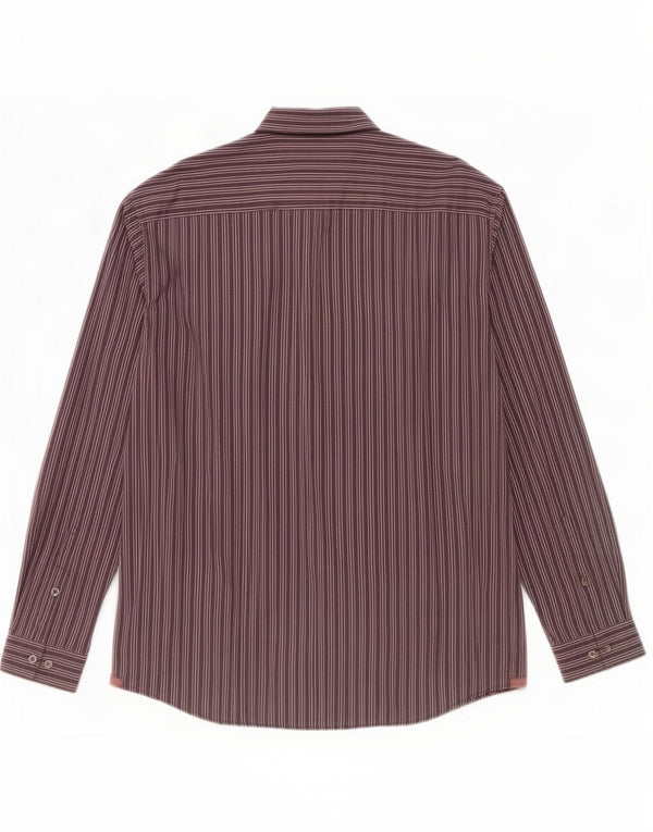 Marlboro Classics Mens Shirt XL Grey Striped