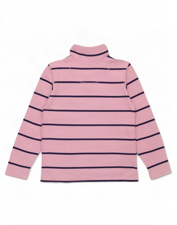 Crew Clothing Dame Oversized Sweatshirt Jumper UK 10 Small Pink Striped