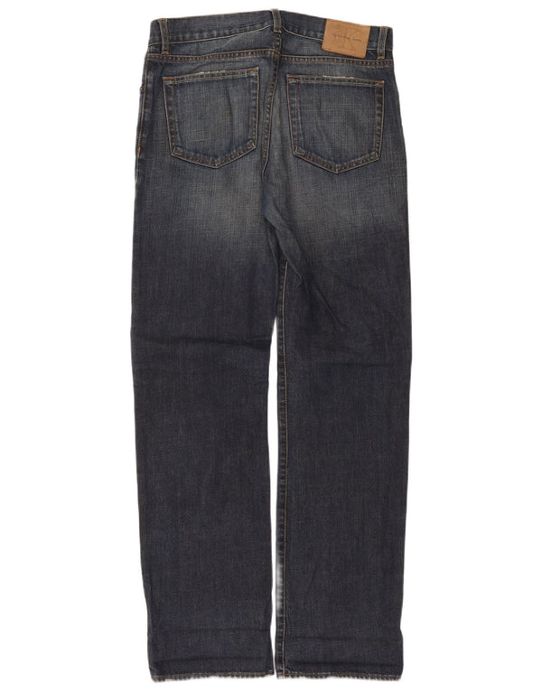 Calvin Klein Straight Jeans til mænd W32 L34 Marineblå Bomuld