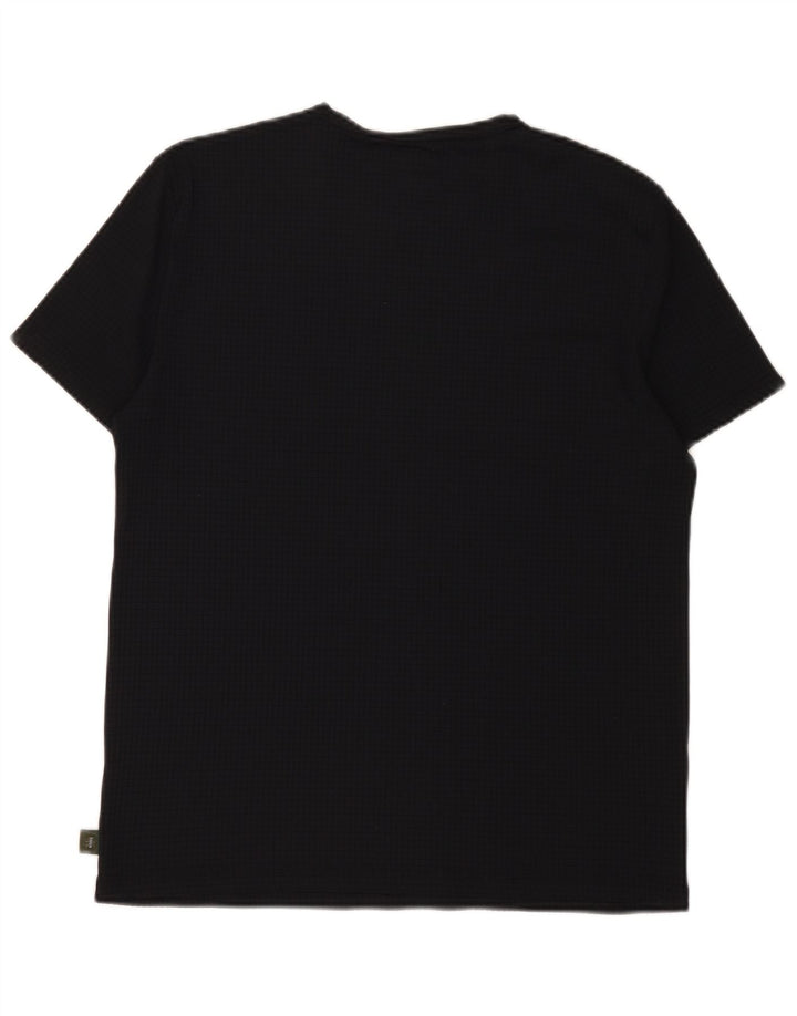 Calvin Klein Kvinder Khakis T-Shirt Top UK 14 Stor Sort