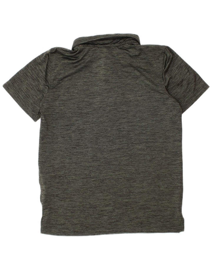 Puma Boys Polo Shirt 7-8 år Lille Grøn Flecked Polyester