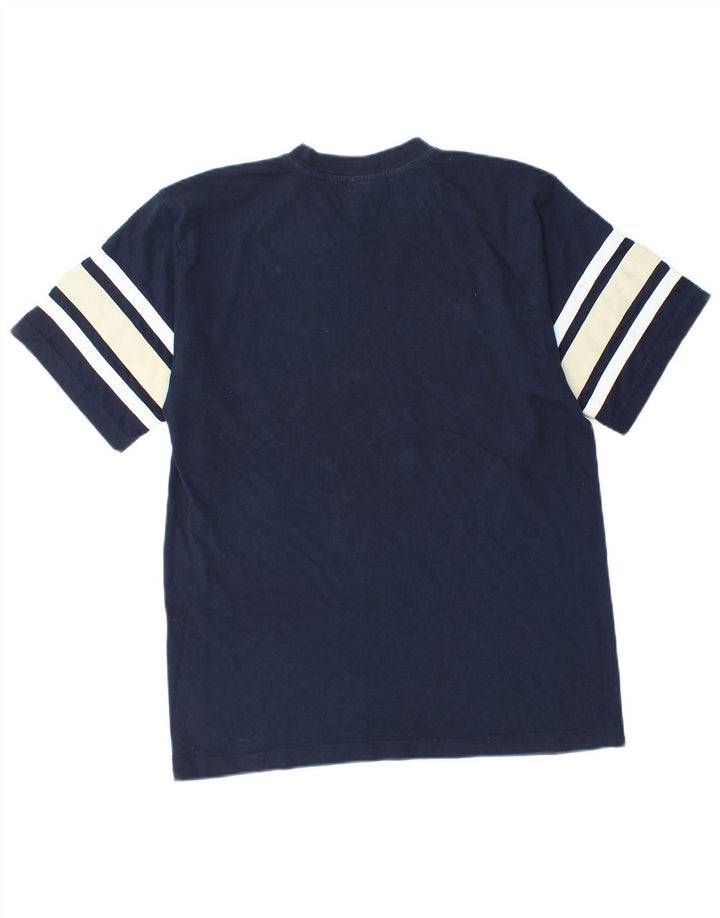 CHAMPION Grafisk T-shirt top til mænd, lille marineblå colourblock bomuld