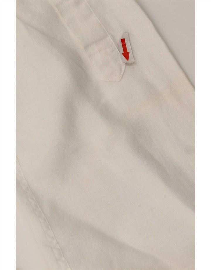 Jaeger Herreskjorte Medium Hvid Linned