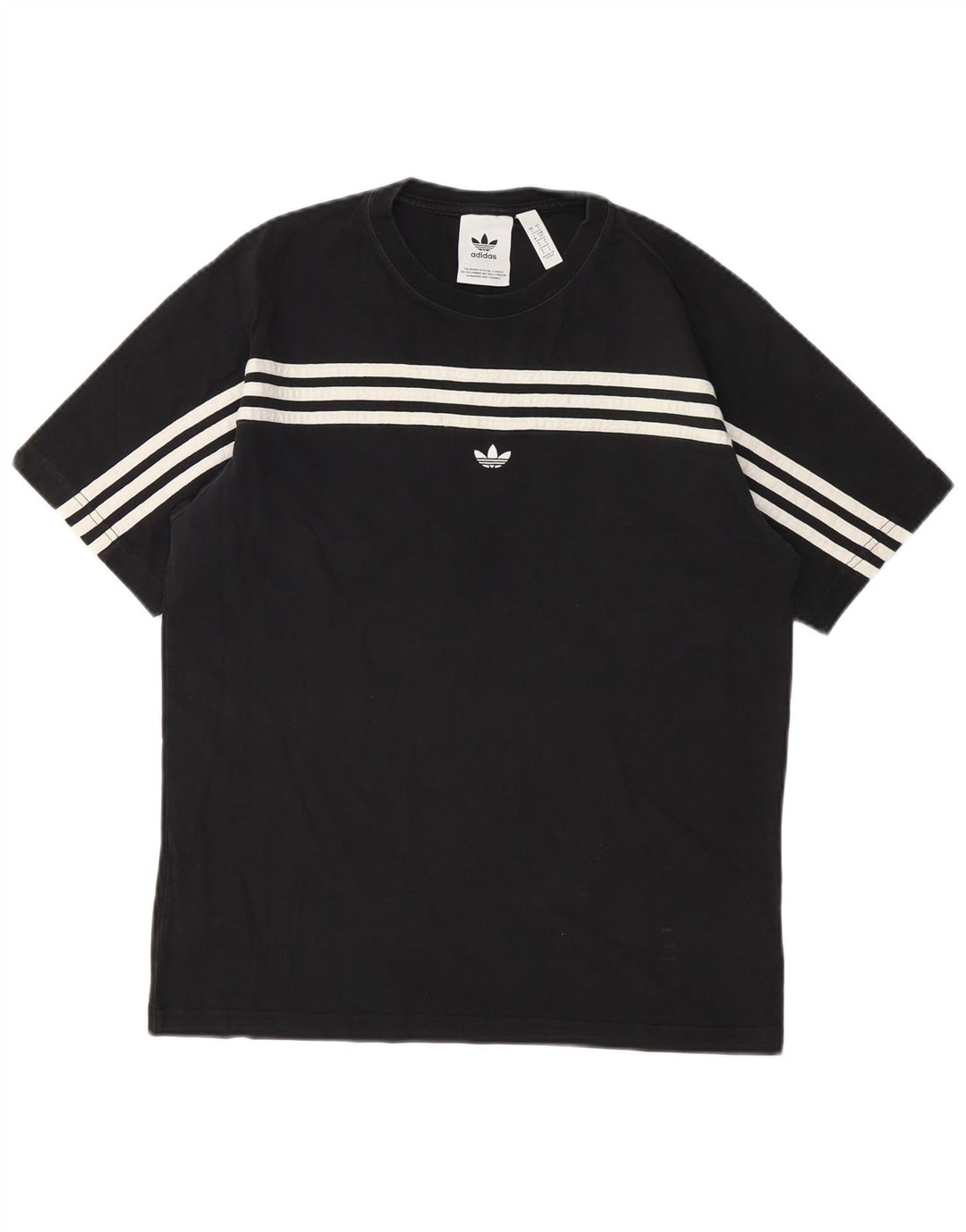 Adidas herre T-shirt top lille sort bomuld