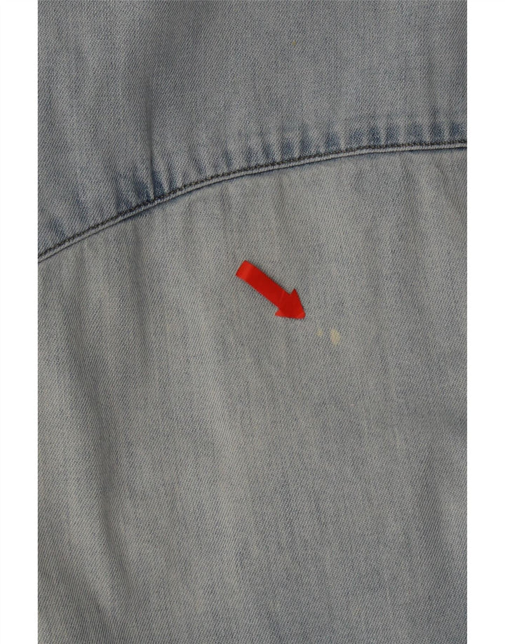 Levi's Denimskjorte til mænd, medium blå bomuld