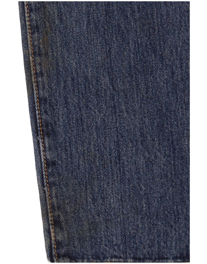 LEVI'S Herre 501 Straight Jeans W33 L32 Blå Bomuld