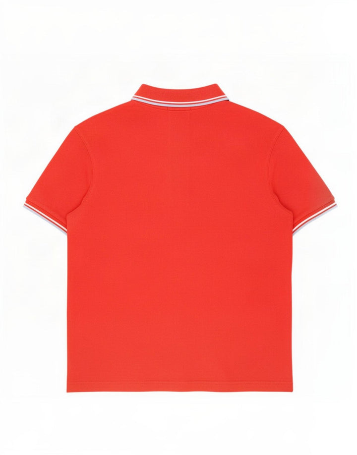 Fred Perry Herre poloshirt Stor rød bomuld