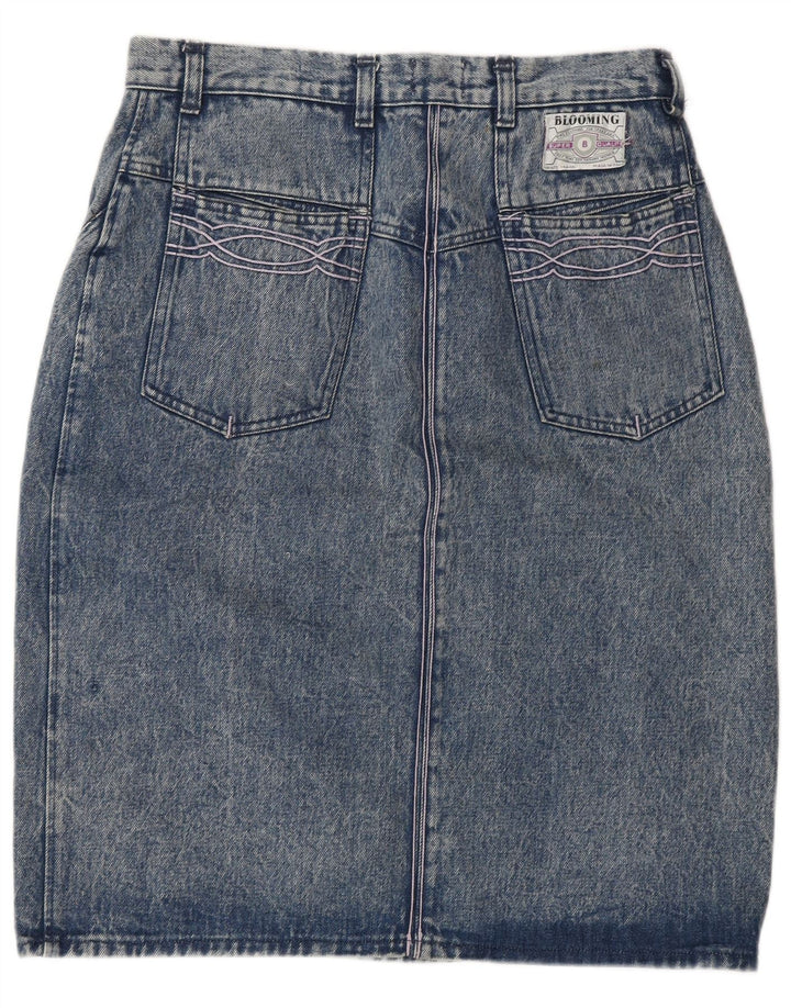 BLOOMING Dame denim nederdel XS W24 Blå