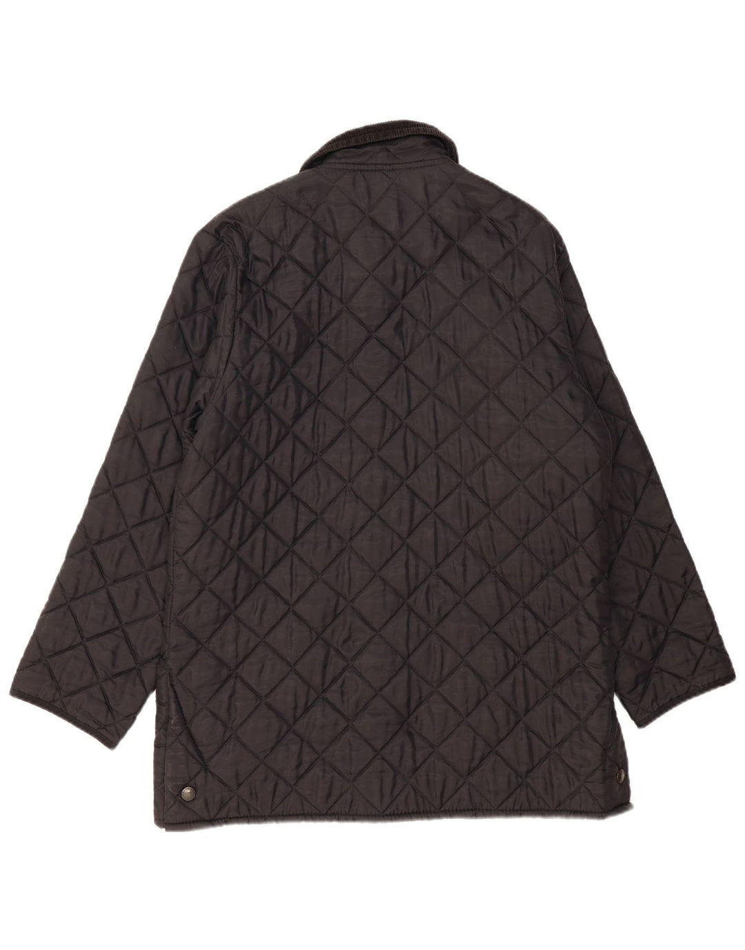 Barbour Herre LIDDESDALE Quiltet Jakke UK 40 Stor Sort Nylon