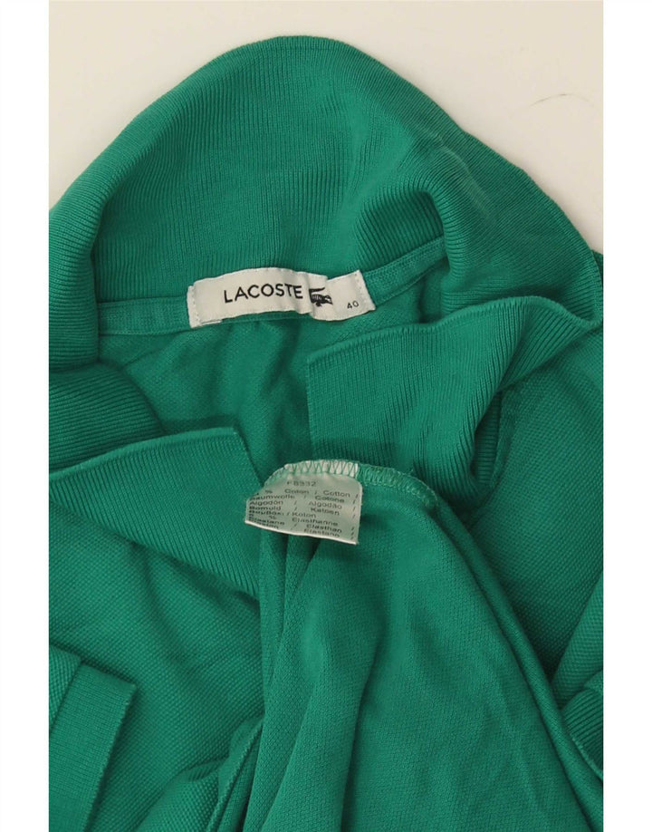 Lacoste Dame Polo Shirt Størrelse 40 Medium Grøn Bomuld