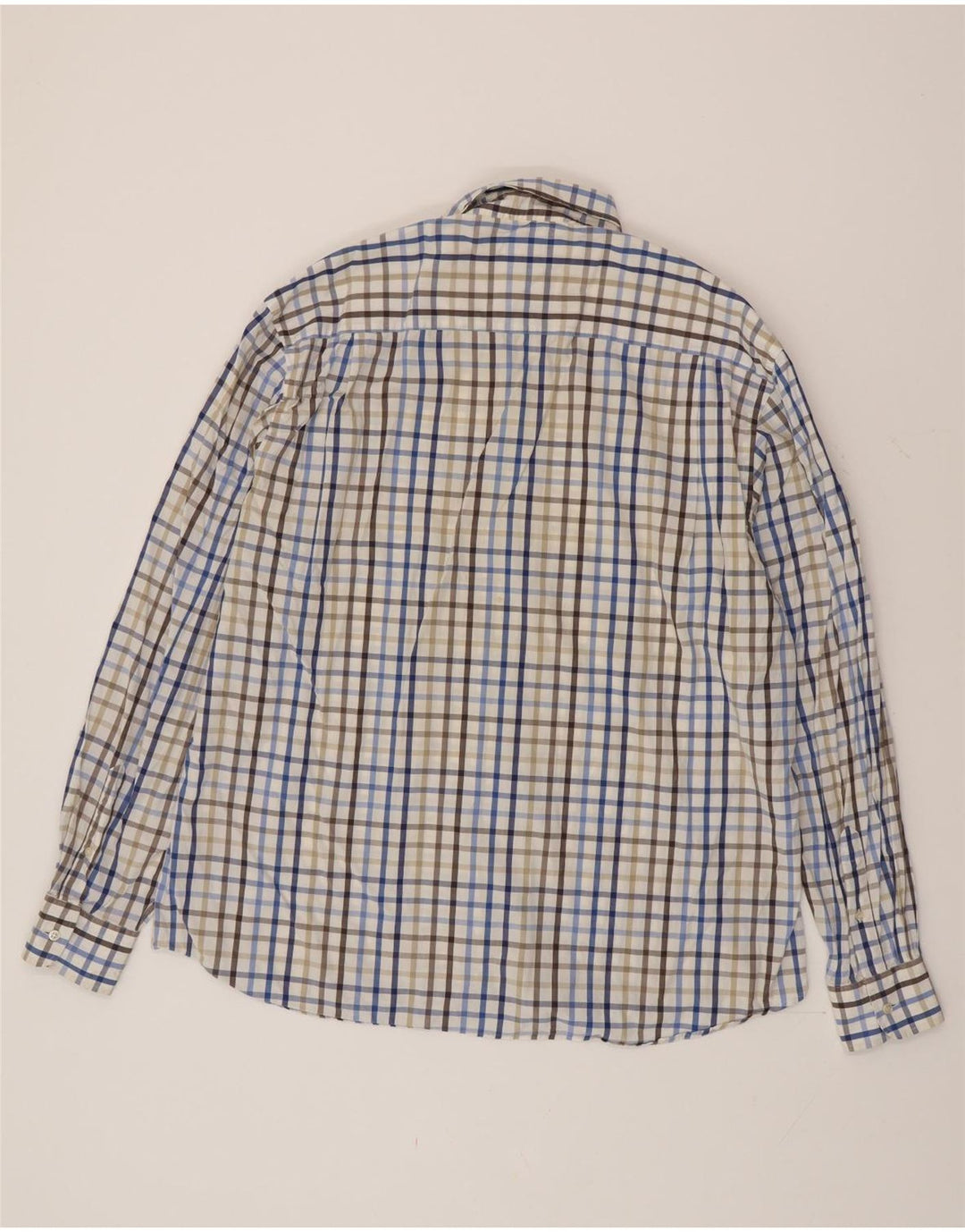 Paul & Shark Herre Yachting Shirt Størrelse 44 XL Flerfarvet ternet bomuld