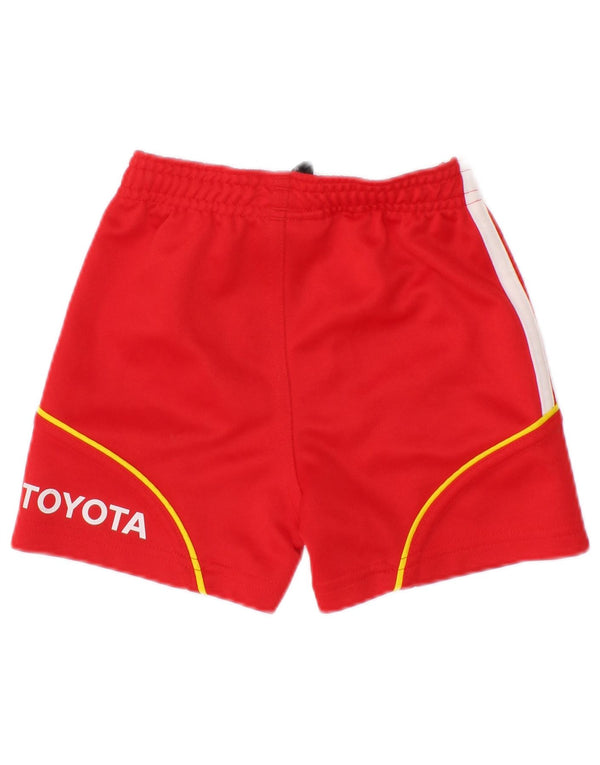 Adidas Baby Boys Munster Rugby grafiske sportsshorts 9-12 måneder rød