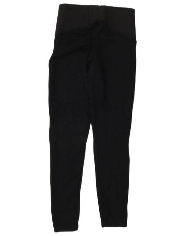 Marks & Spencer Womens Leggings UK 8 Small Black Viscose