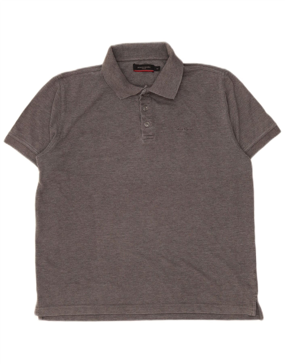 Pierre Cardin herre poloshirt mellemgrå polyester