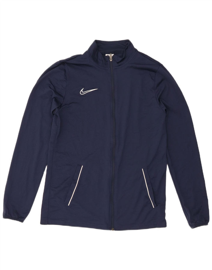 Nike Herre Dri Fit træningsdragt Topjakke Stor marineblå polyester