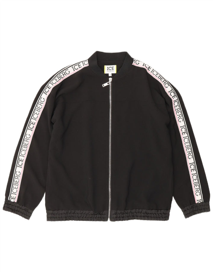 Iceberg Girls Junior Bomber Jacket 15-16 år Sort Colourblock Polyester
