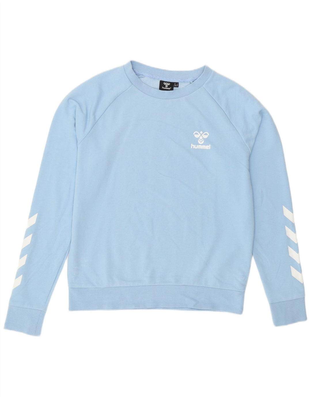 Hummel Herre Grafisk Sweatshirt Jumper Lille Blå Bomuld