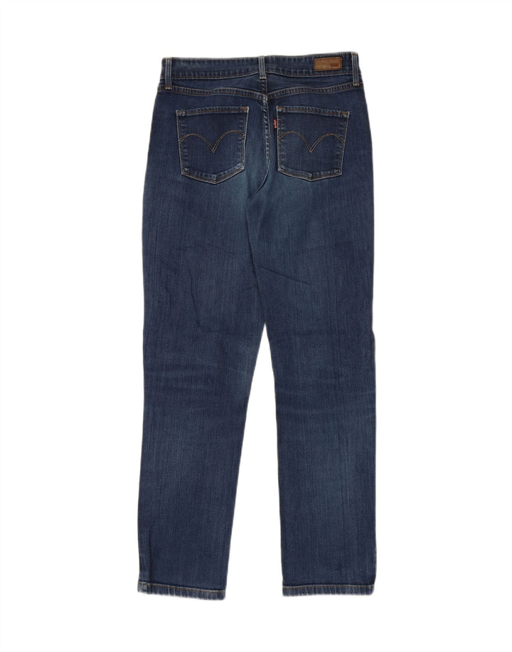 LEVI'S Womens Demi Curve Slim Jeans W28 L27 Blue Cotton