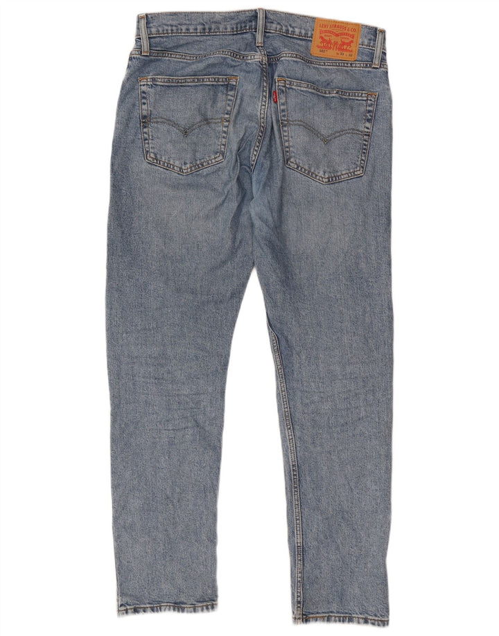 Levi's Herre 502 tilspidsede jeans W33 L32 blå bomuld