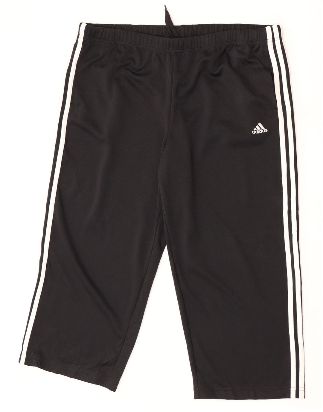 Adidas Dame Climalite Capri Træningsdragt Bukser UK 18 XL Sort Polyester