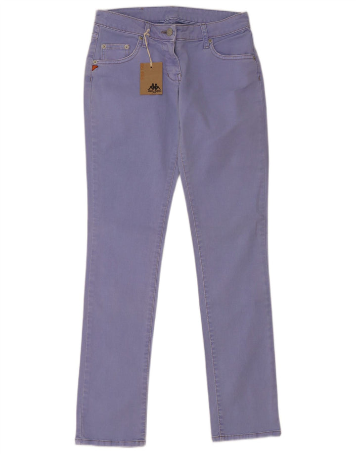 Kappa Slim Jeans med perfekt pasform til kvinder W26 L31 lilla bomuld