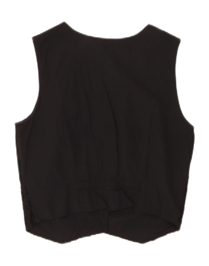 Arizona damevest EU 38 Medium Black Floral Viscose