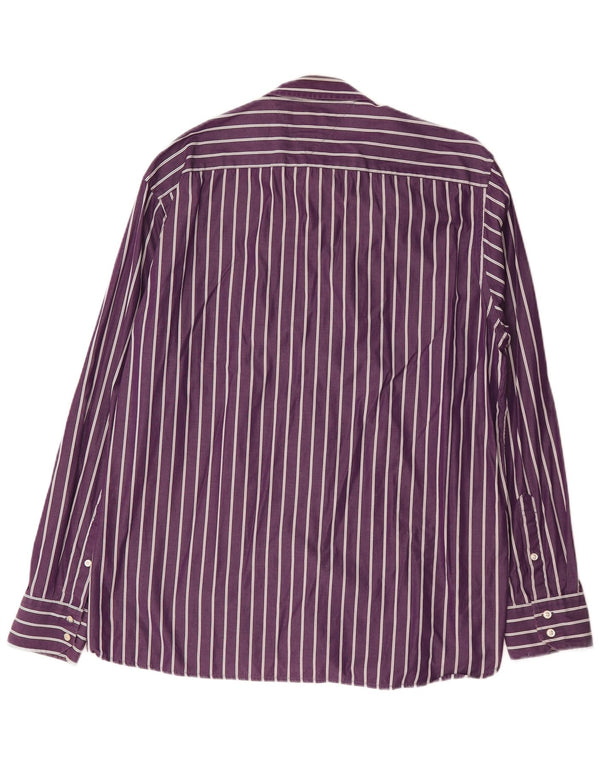 Tommy Hilfiger herreskjorte XL lilla stribet bomuld