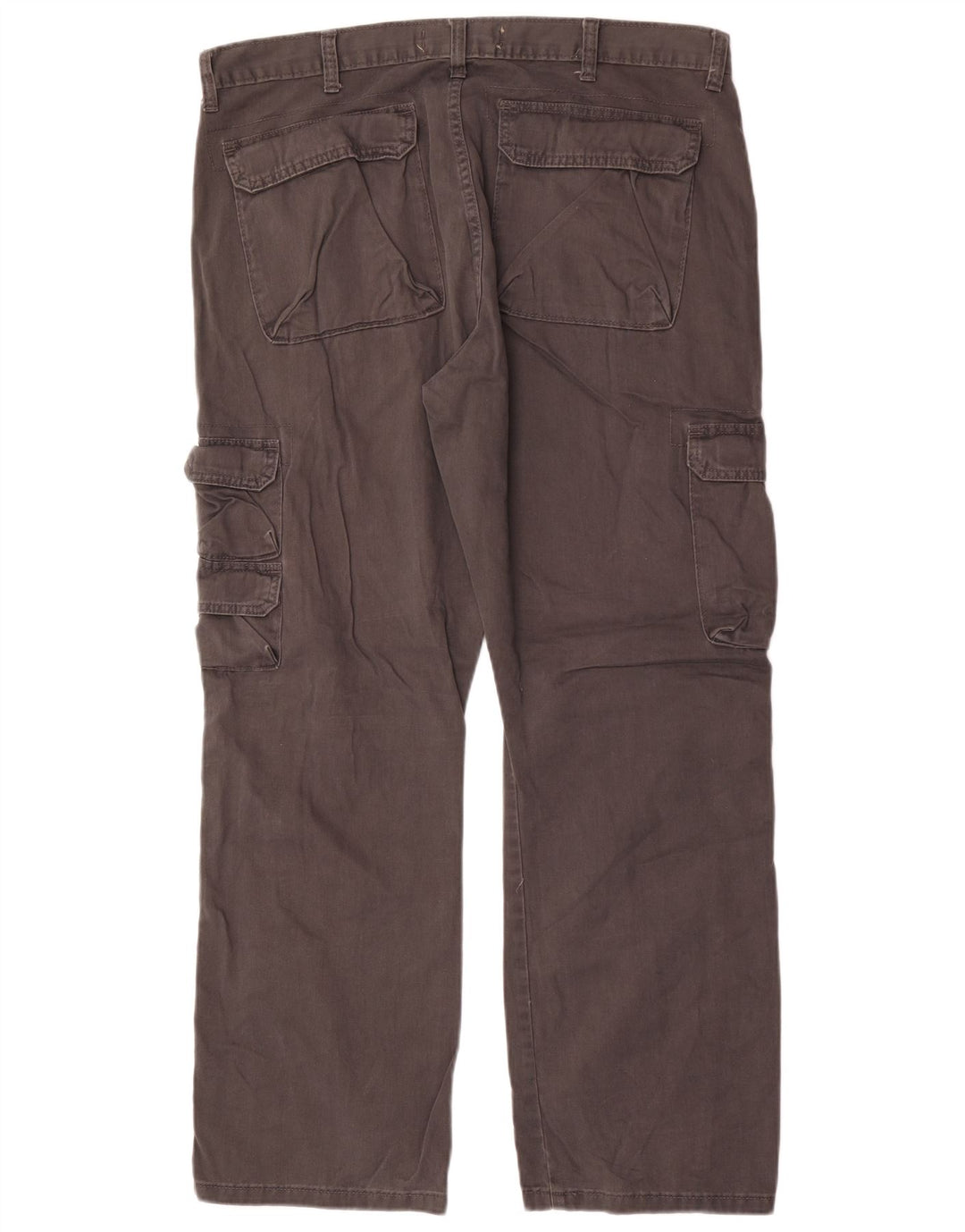 Wrangler Straight Cargo bukser til mænd W36 L30 Grå bomuld