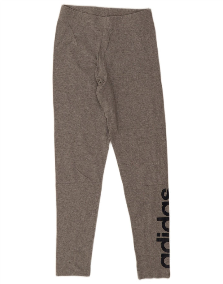 Adidas Grafiske Leggings til kvinder UK 6 XS Grå