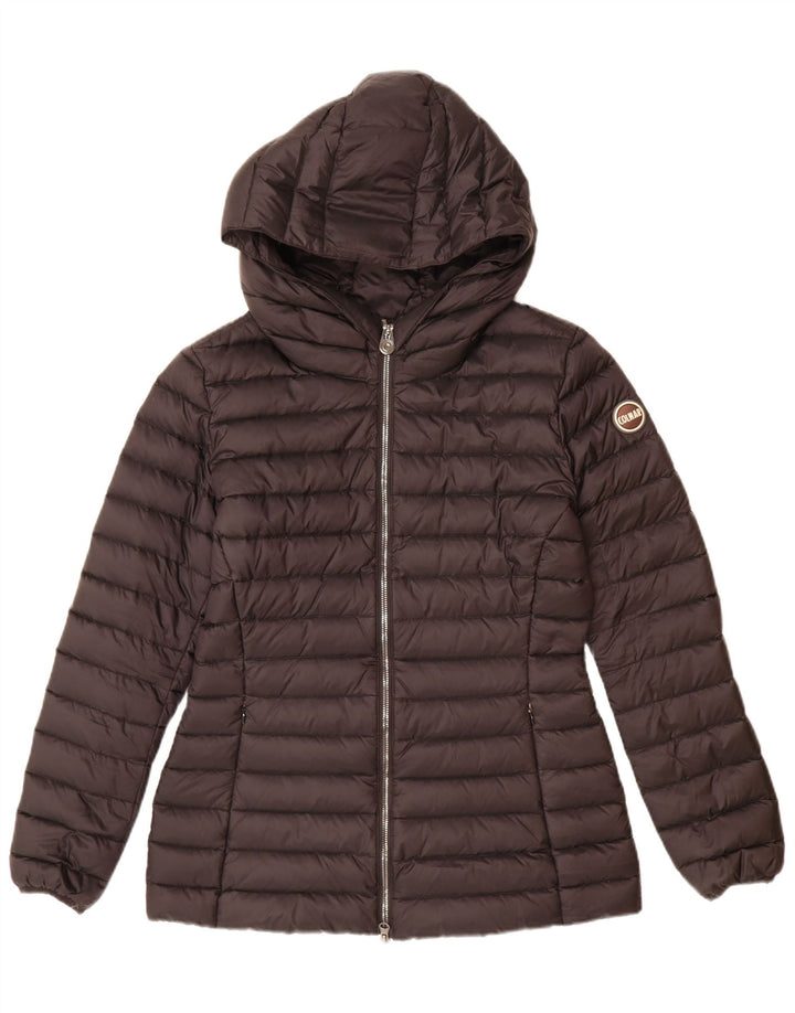 COLMAR Polstret hættejakke til kvinder IT 44 Medium Sort polyamid