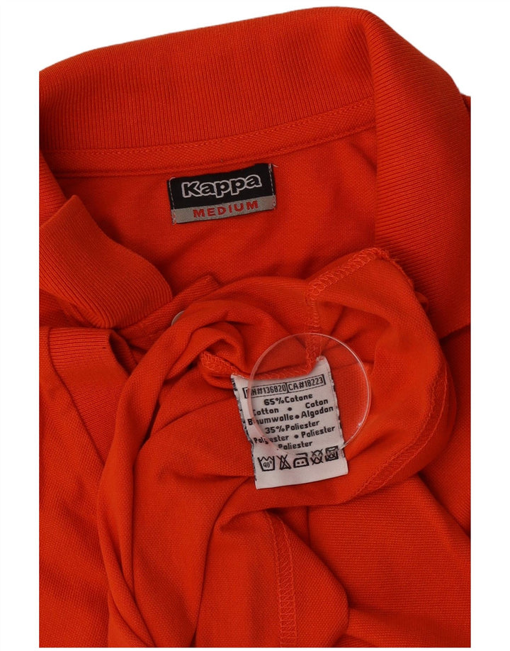 Kappa herre poloshirt Medium orange bomuld