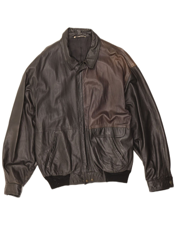 Vintage herre læderjakke UK 40 Large Black