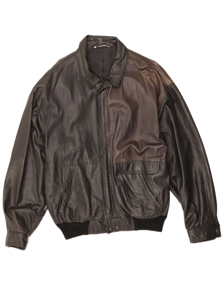 Vintage herre læderjakke UK 40 Large Black